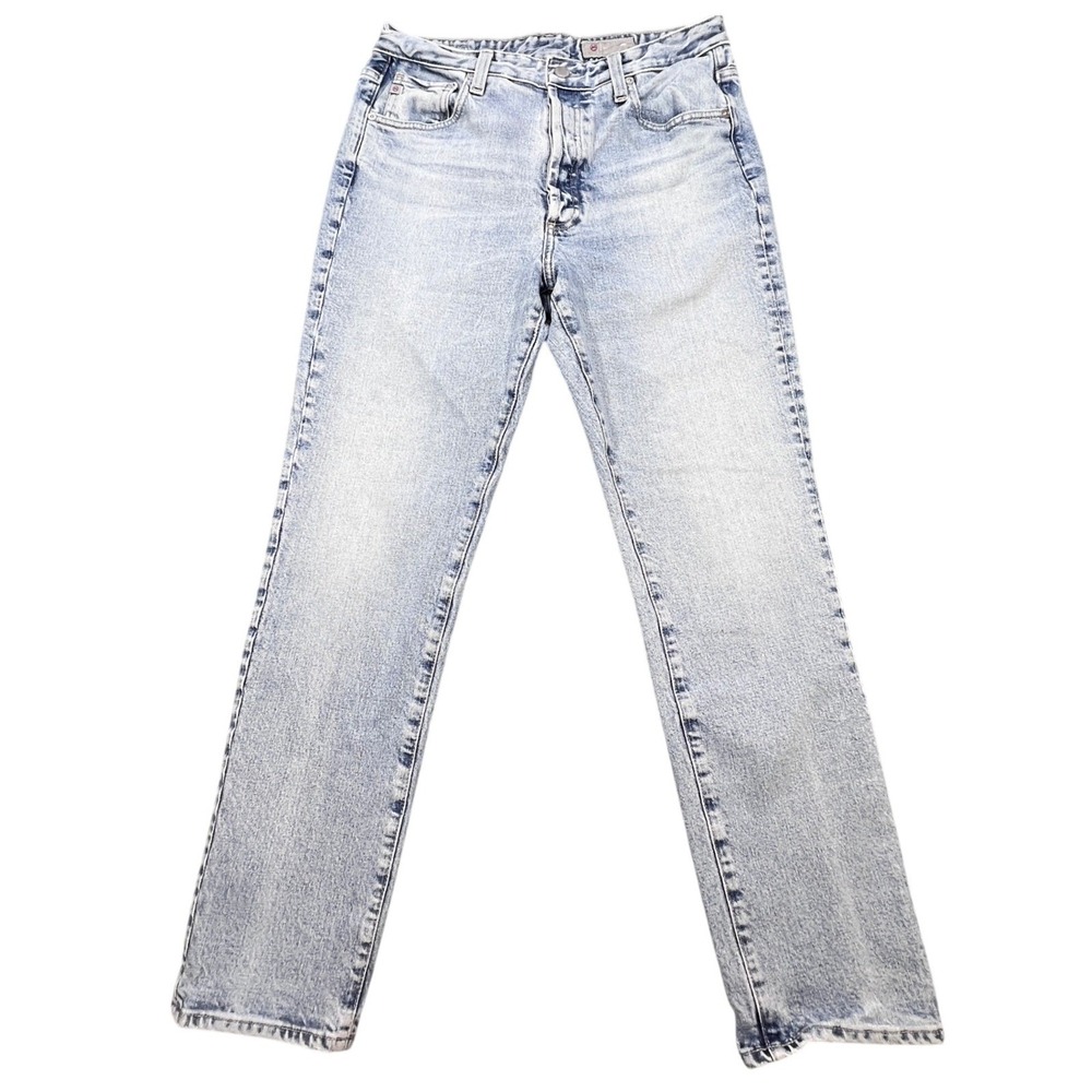AG Adrino Goldschmied Light Wash Contour 360 Straight Leg Jeans Womens 30R